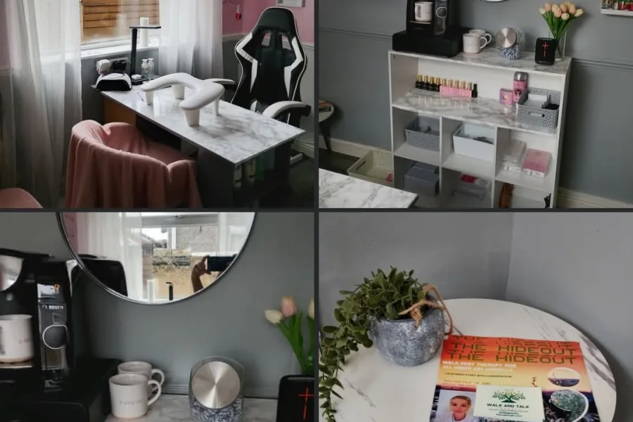 A look around your appointment space - calm, private and thoughtfully set up.